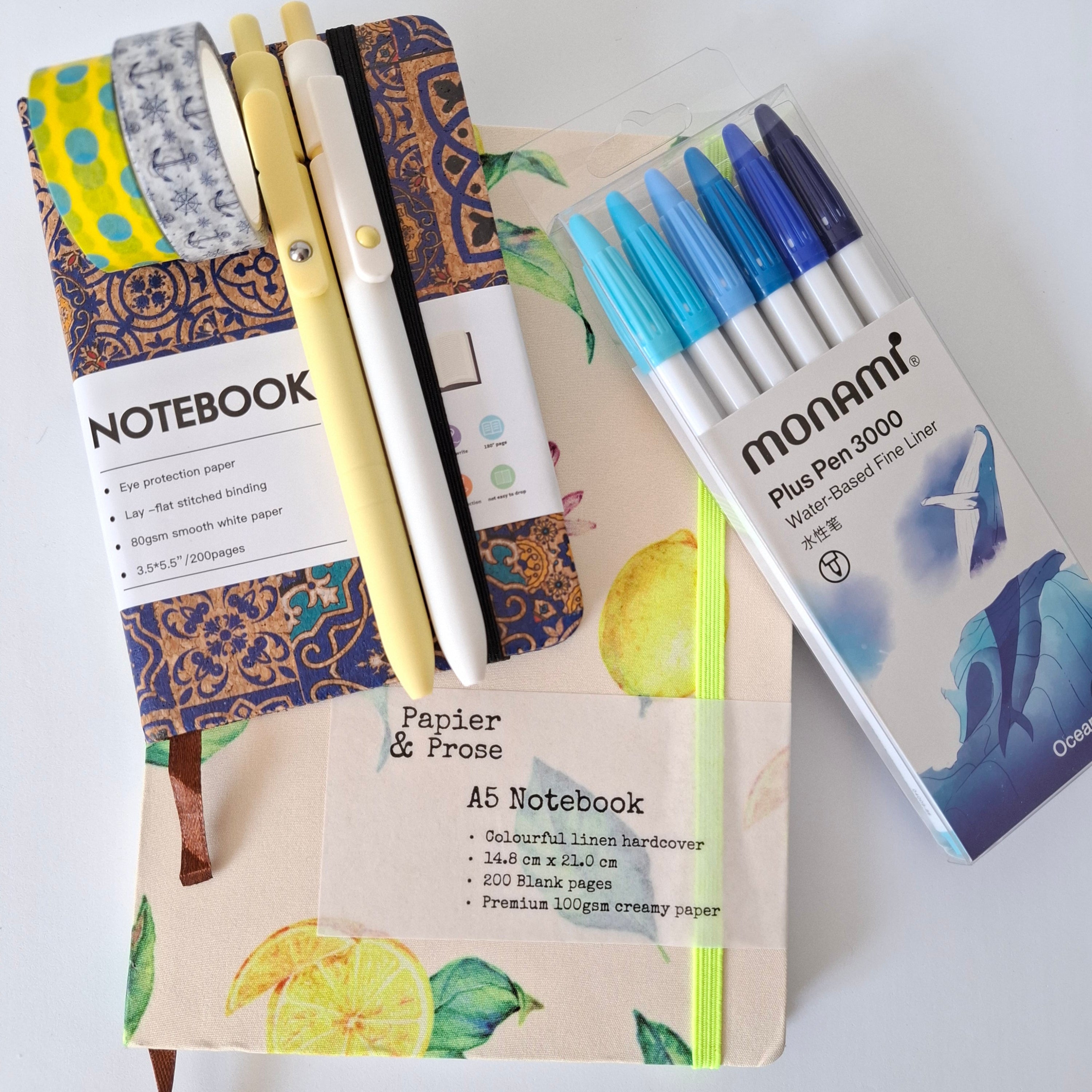Subscription Box deluxe  Summer set Papier & Prose stationery Gift bundle