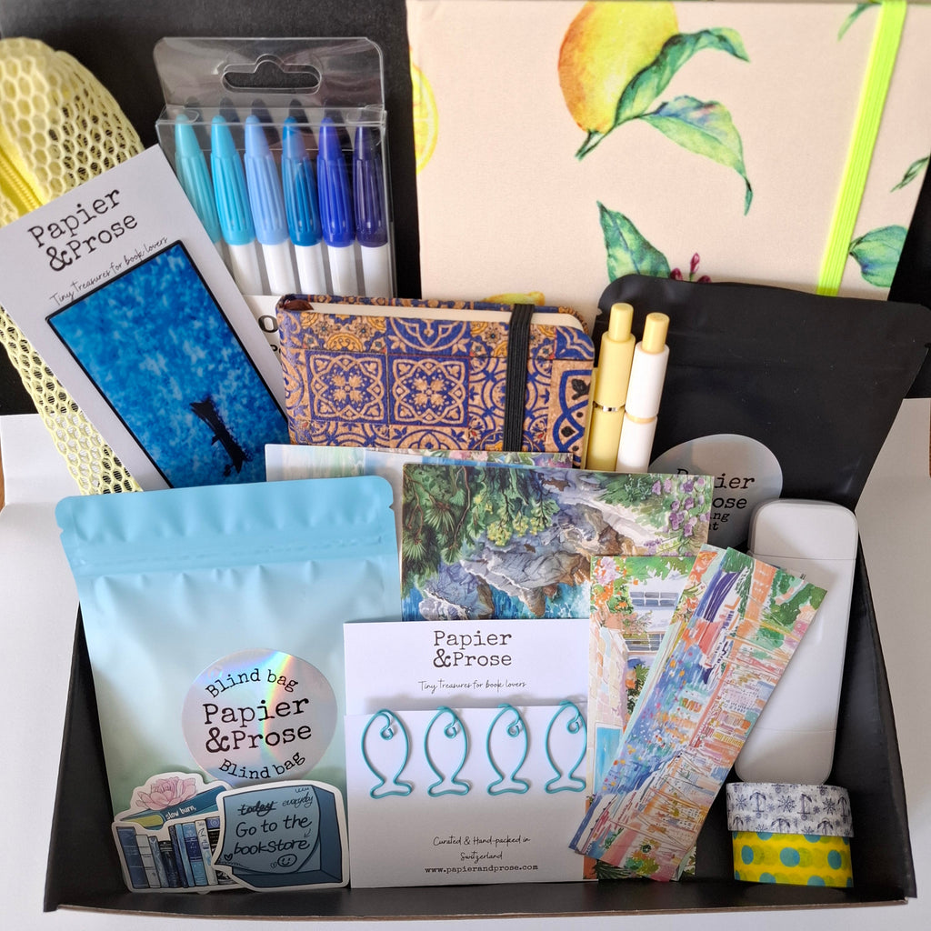 Subscription Box deluxe Summer set Papier & Prose stationery Gift bundle