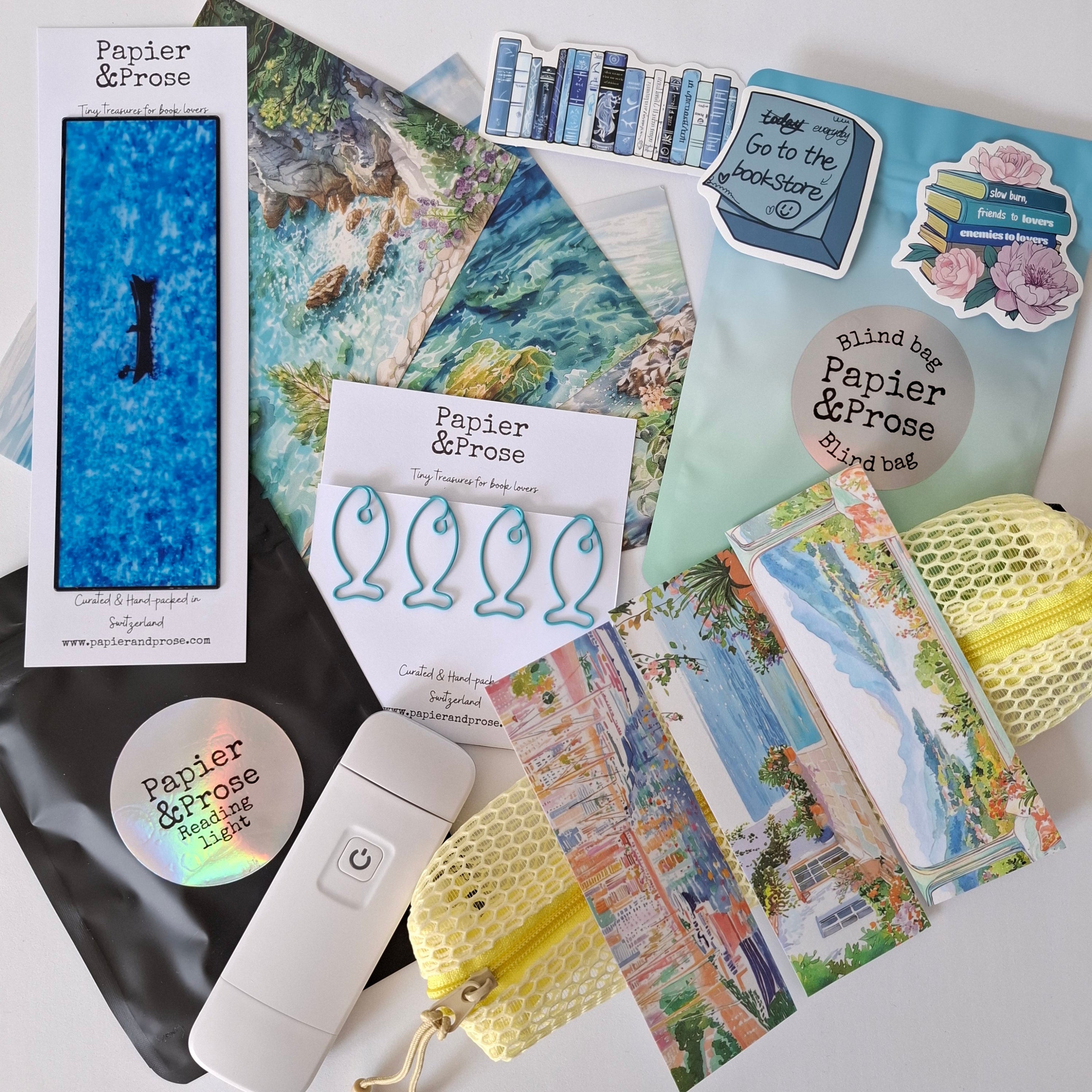 Subscription Box deluxe  Summer set Papier & Prose stationery Gift bundle
