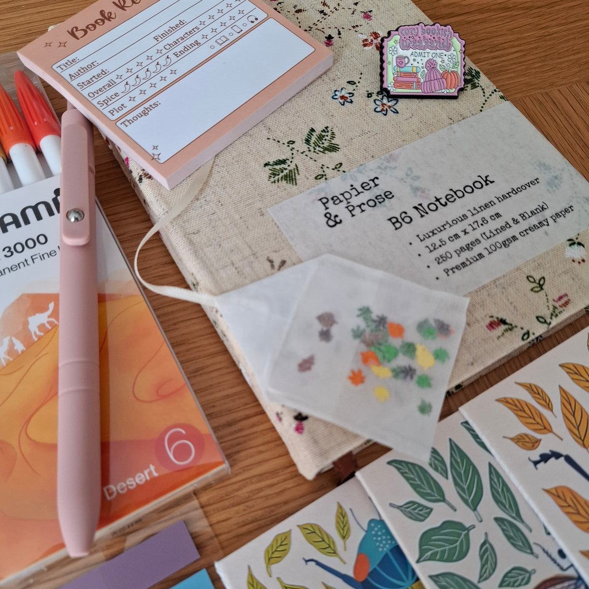 Papier & prose subscription box autumn 2026