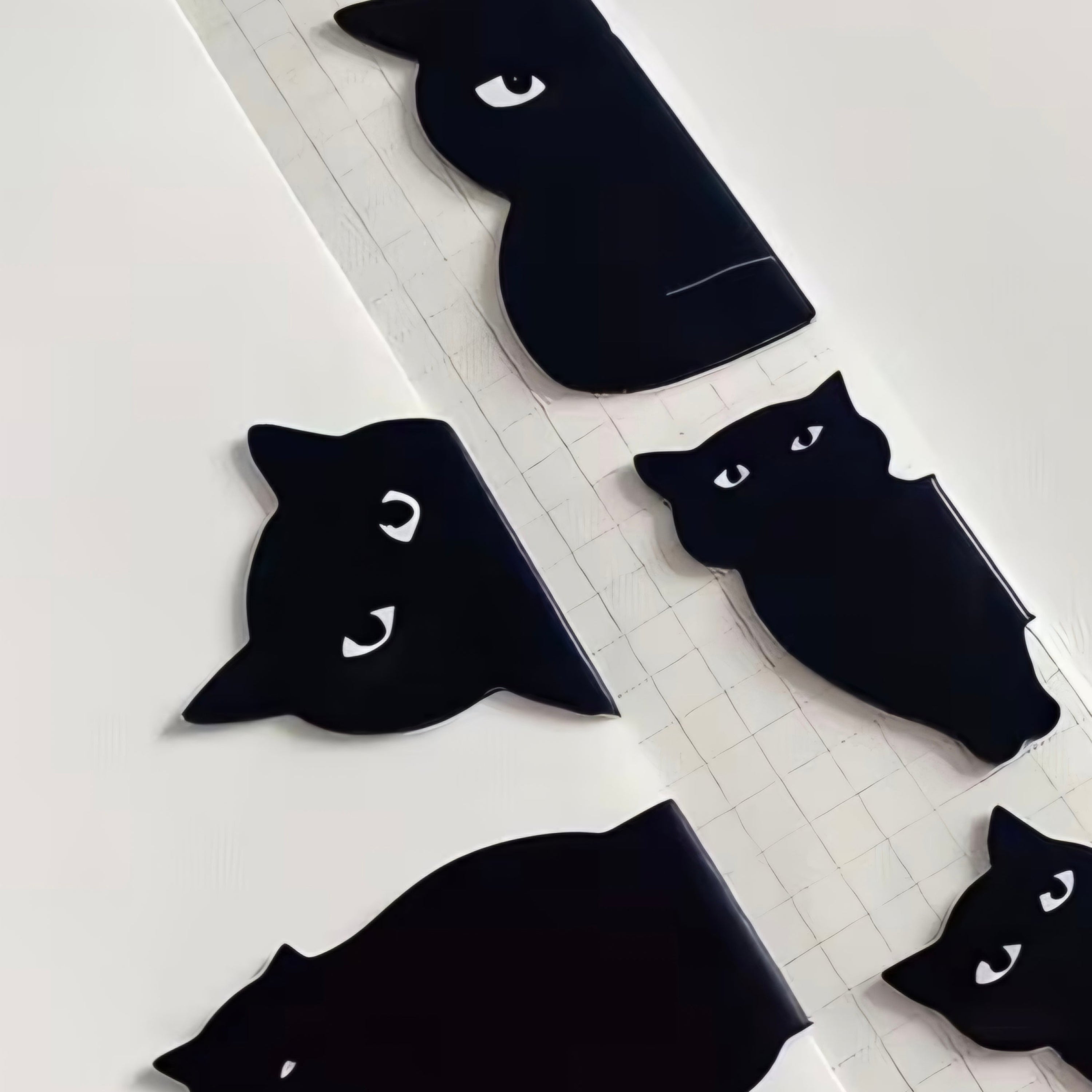 black cat magnetic bookmarks Papier & Prose bookish set of 3